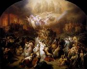 Wilhelm von Kaulbach : The Destruction of Jerusalem by Titus oil painting on canvas